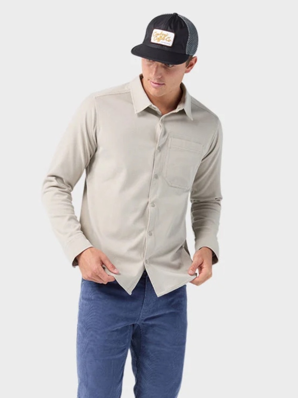 Stio Notion Stretch Knit Button Down Shirt